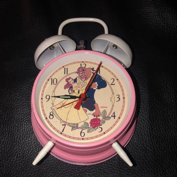 Vintage Beauty and the Beast Double Bell Working Alarm Clock by Sunbeam - Picture 7 of 7